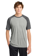 Sport-Tek  ®  PosiCharge  ®  Tri-Blend Wicking Raglan Tee. ST400