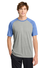 Sport-Tek  ®  PosiCharge  ®  Tri-Blend Wicking Raglan Tee. ST400