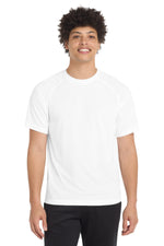 Sport-Tek  ®  PosiCharge  ®  Tri-Blend Wicking Raglan Tee. ST400