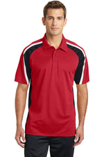 Sport-Tek ®  Tricolor Micropique Sport-Wick ®  Polo. ST654