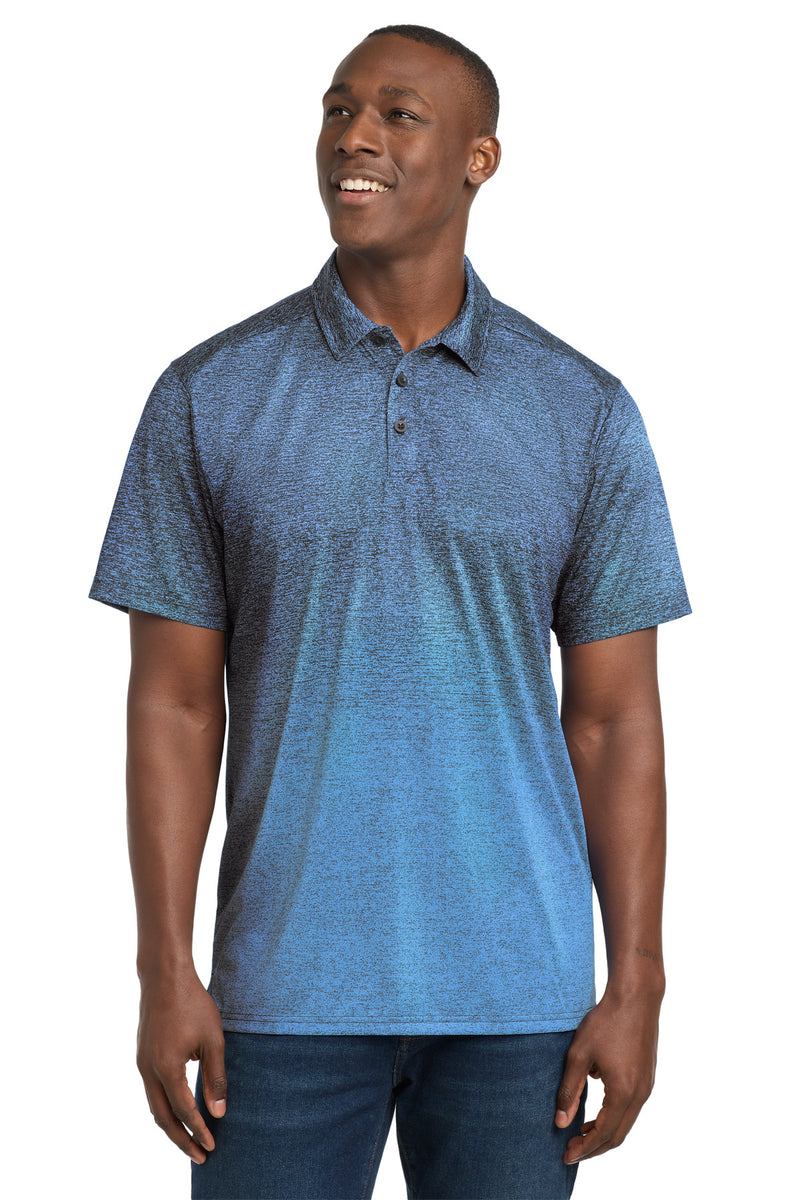 Sport-Tek  ®  Ombre Heather Polo. ST671