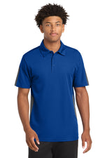 Sport-Tek ®  PosiCharge ®  Active Textured Colorblock Polo. ST695