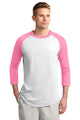 White/ Bright Pink