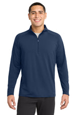 Sport-Tek ®  Tall Sport-Wick ®  Stretch 1/4-Zip Pullover. TST850