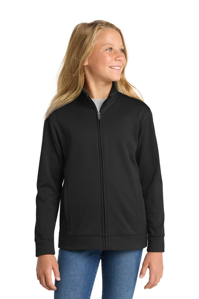 Sport-Tek ®  Youth Sport-Wick ®  Fleece Full-Zip Jacket.  YST241