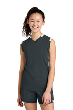 Sport-Tek ®  Youth Club Sleeveless V-Neck YST441