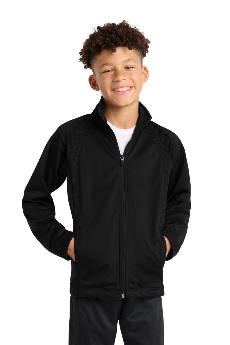 Sport-Tek ®  Youth Tricot Track Jacket. YST90