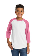 Sport-Tek ®  Youth Colorblock Raglan Jersey.  YT200