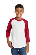 Sport-Tek ®  Youth Colorblock Raglan Jersey.  YT200