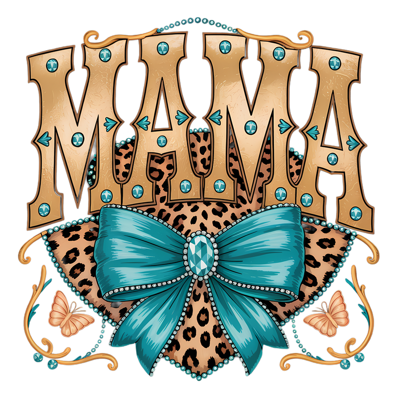 MAMA ANIMAL PRINT BOW