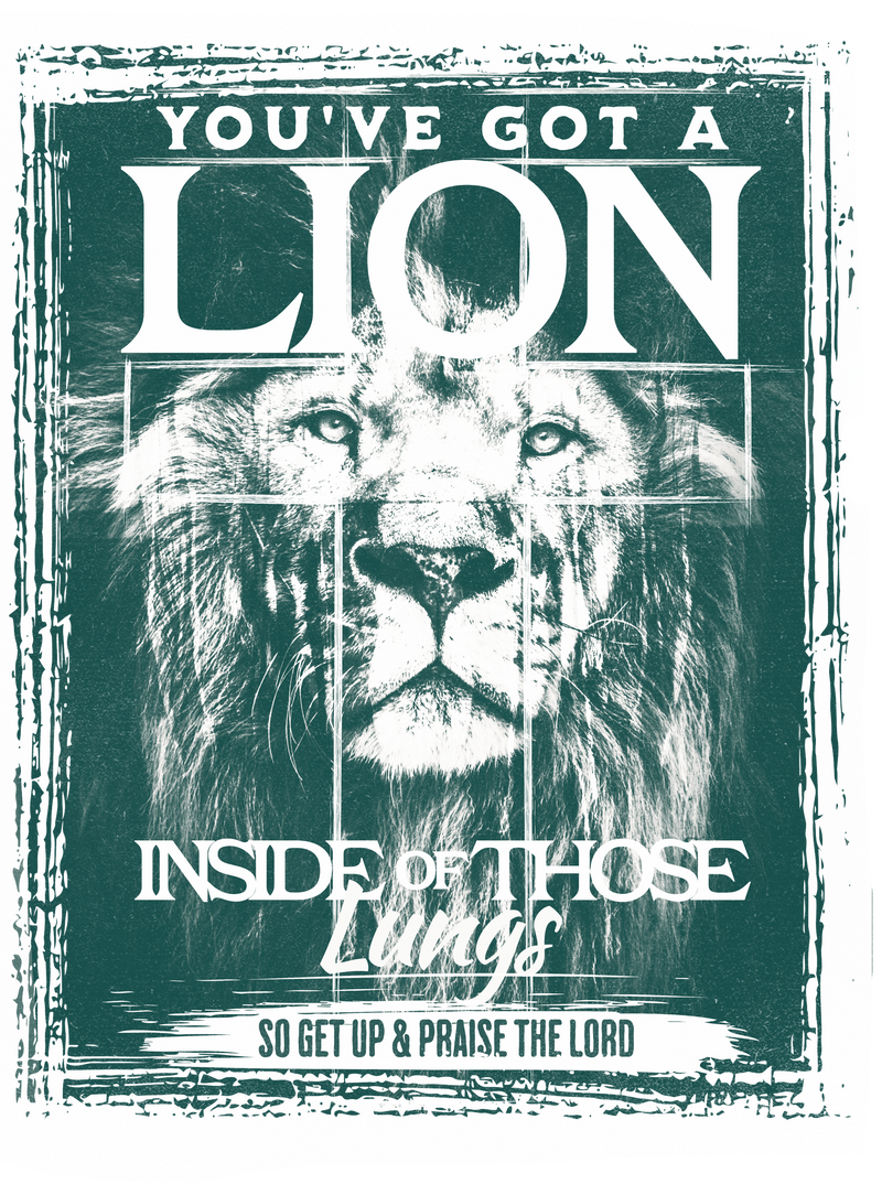 youve_got_a_lion_dark_teal_distressed