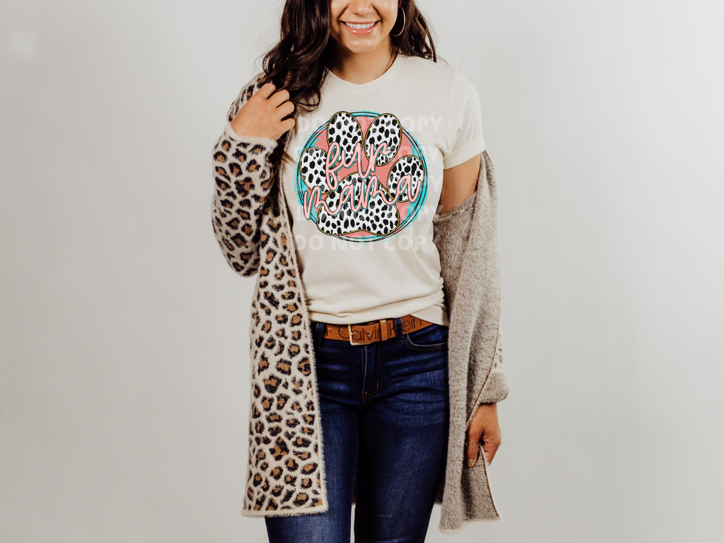 Fur mama- neutral leopard